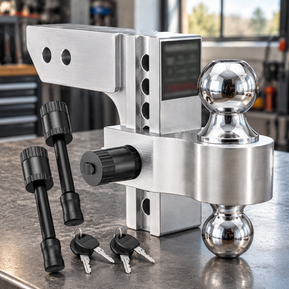 USA 6" Drop Adjustable Trailer Hitch