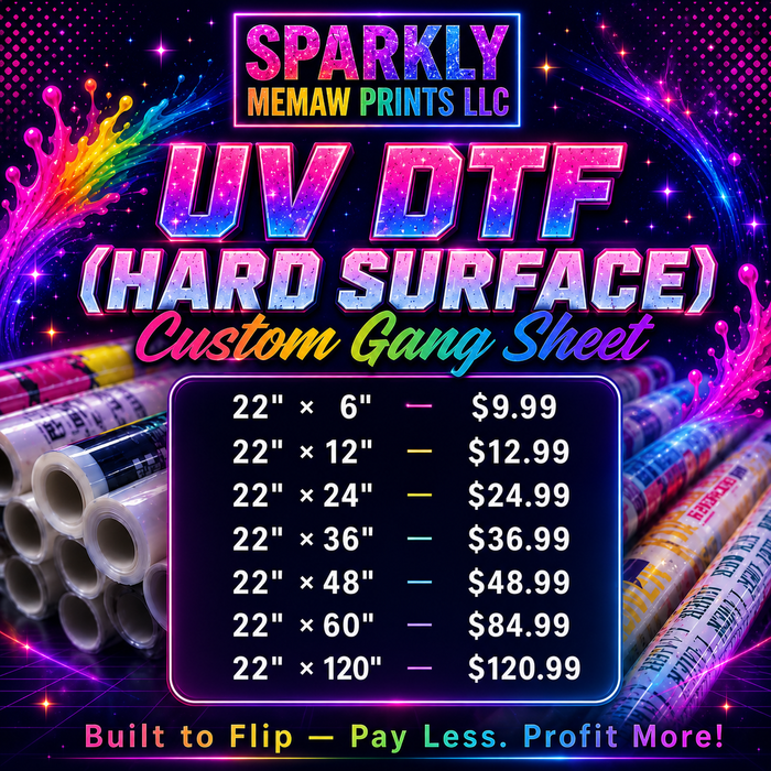 UV DTF Customs and Sheets
