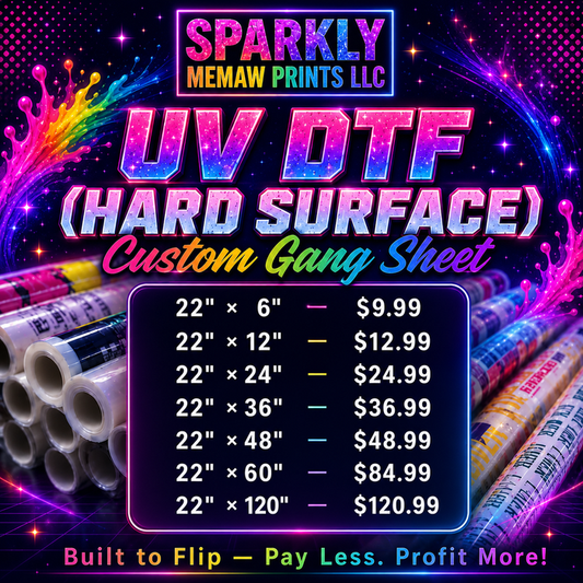 UV DTF Customs and Sheets