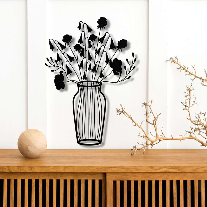 Vase Metal Wall Decor - Decor available at Dekadron for $74.90