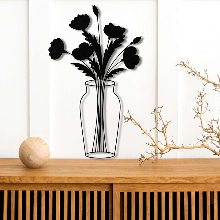 Vase Metal Wall Decor - Decor available at Dekadron for $69.90