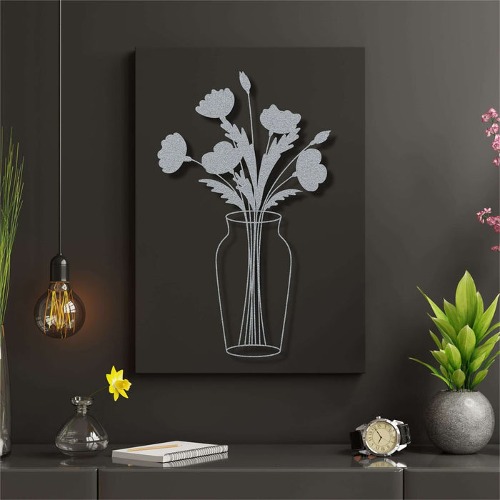 Vase Metal Wall Decor - Decor available at Dekadron for $74.90