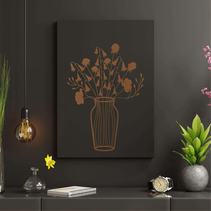 Vase Metal Wall Decor - Decor available at Dekadron for $79.90