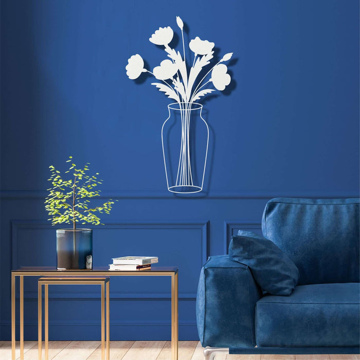 Vase Metal Wall Decor - Decor available at Dekadron for $74.90