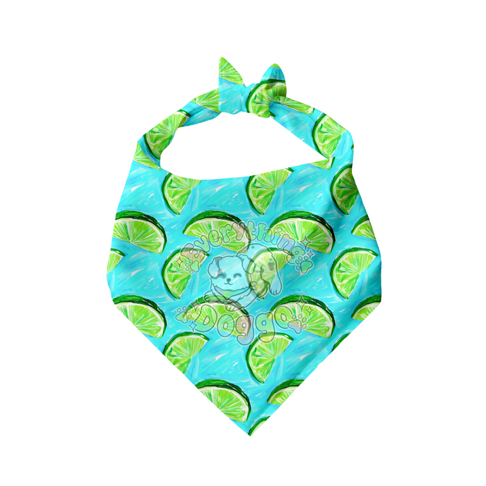 Watercolor Limes - Bandana