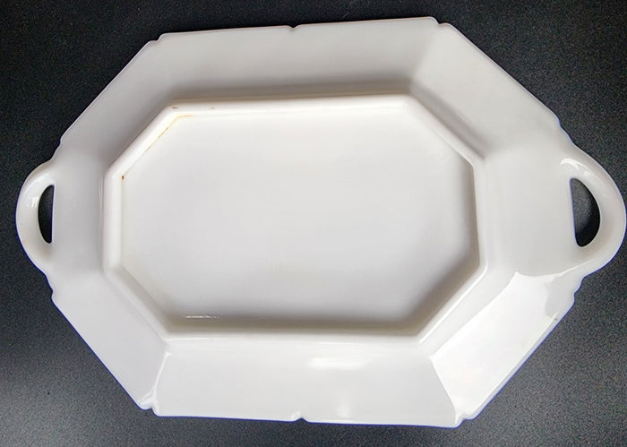 Westmoreland milk Glass fruit tray
