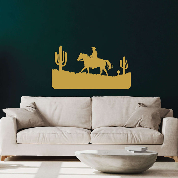 Wild West Metal Wall Art - Decor available at Dekadron for $104.90