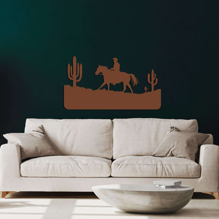 Wild West Metal Wall Art - Decor available at Dekadron for $104.90