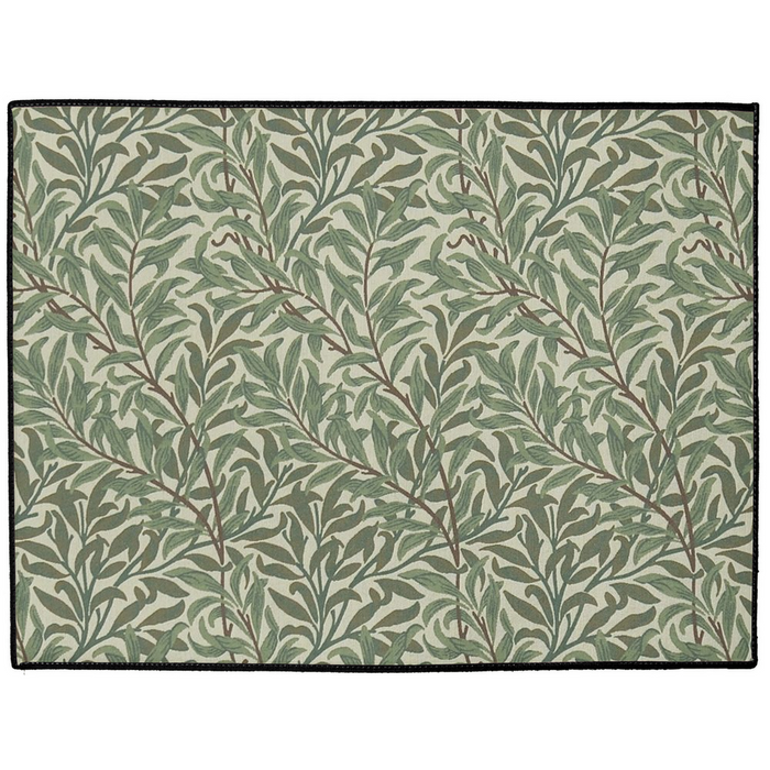Willow Bough Indoor/Outdoor Floor Mat William Morris Dark Green