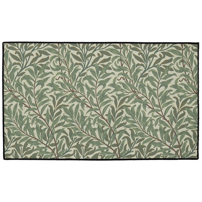 Willow Bough Indoor/Outdoor Floor Mat William Morris Dark Green