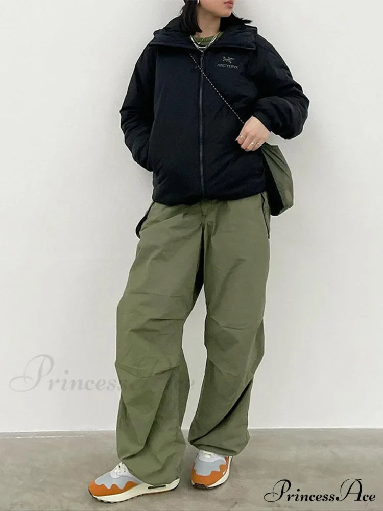 Women Fashion Casual Drawstring y2k Pants