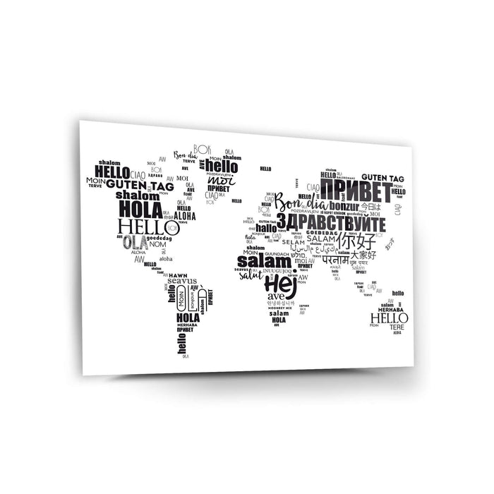 World Map Wall Decor - Artwork available at Dekadron for $99.90