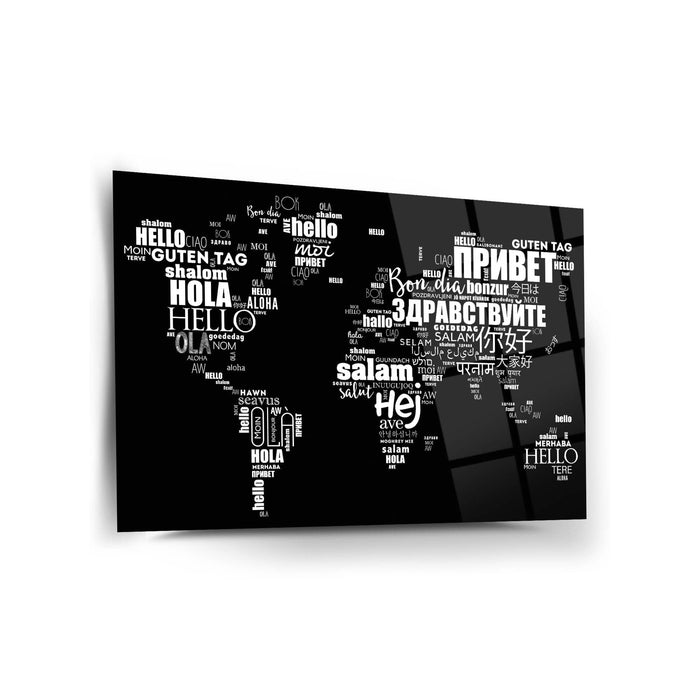 World Map Wall Decor - Artwork available at Dekadron for $99.90