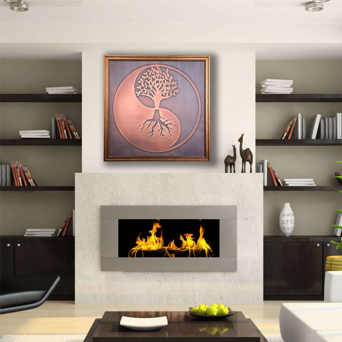Yin Yang Copper Wall Art - Artwork available at Dekadron for $79.90