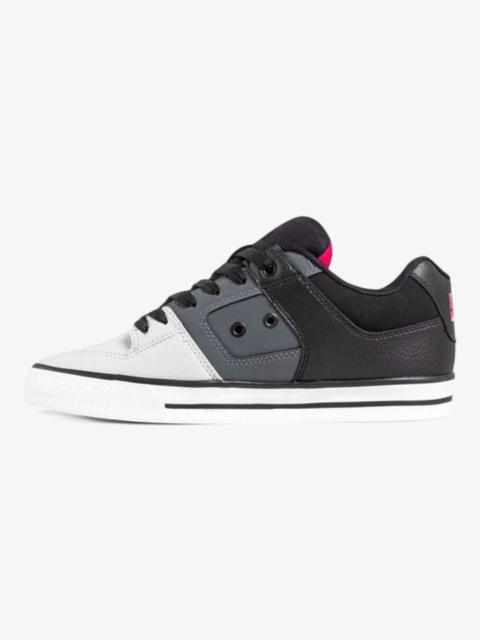 Zapatillas Dc Pure Mujer Negro Blanco Gris