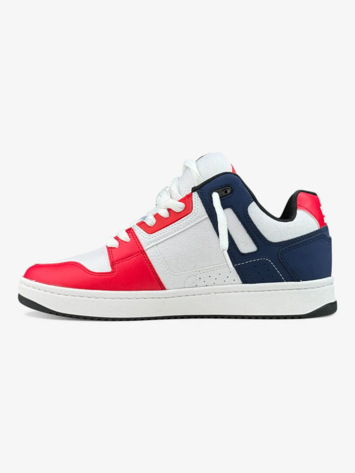Zapatillas Dc Stag Pro SS Blanco Azul Rojo