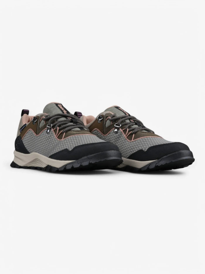 Zapatillas Timberland Mujer Lincoln Peak Lace Up Marrón Oliva Rosado