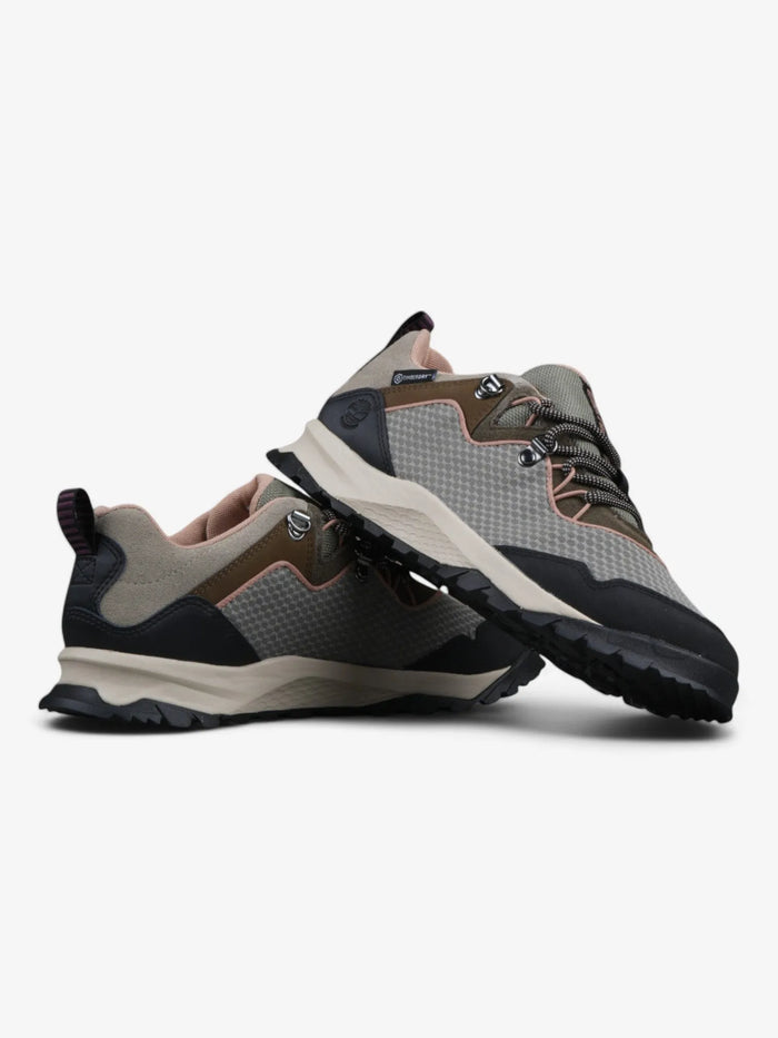 Zapatillas Timberland Mujer Lincoln Peak Lace Up Marrón Oliva Rosado